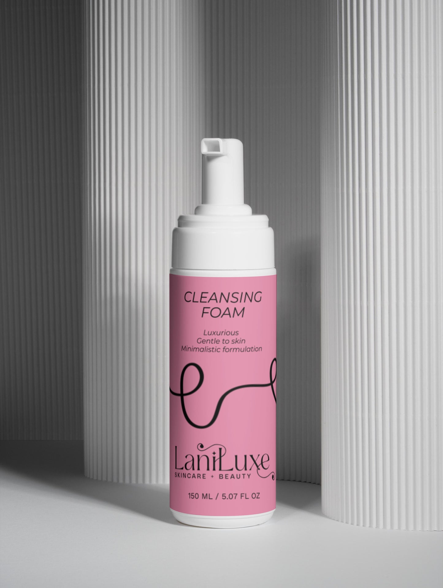 Gentle Cleansing Foam – Hydrating Facial Cleanser for All Skin Types | Removes Makeup, Oil & Impurities | LaniLuxe Skincare