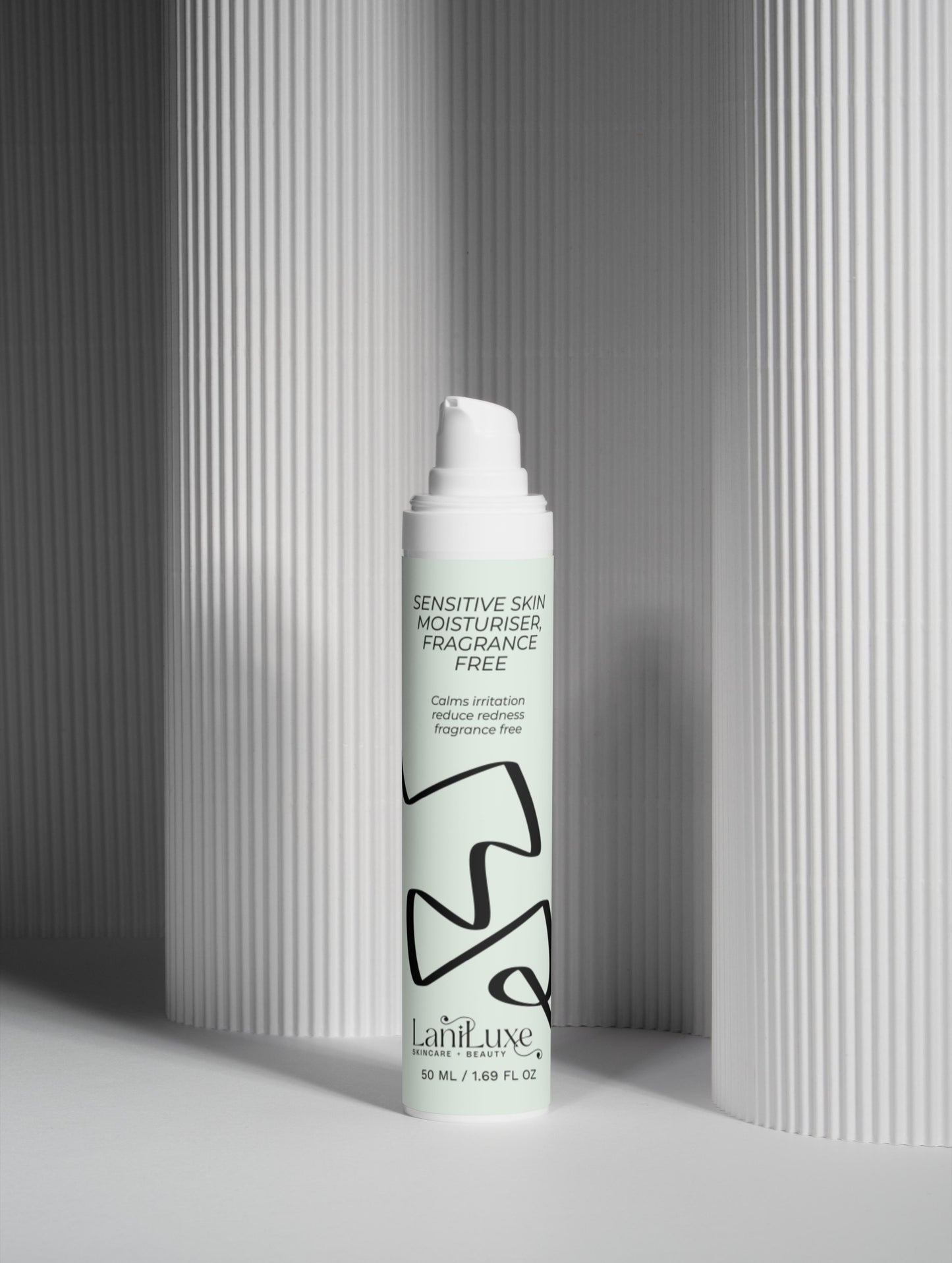 Sensitive Skin Moisturizer – Fragrance-Free Hydrating Face Cream for Sensitive & Dry Skin | LaniLuxe Skincare