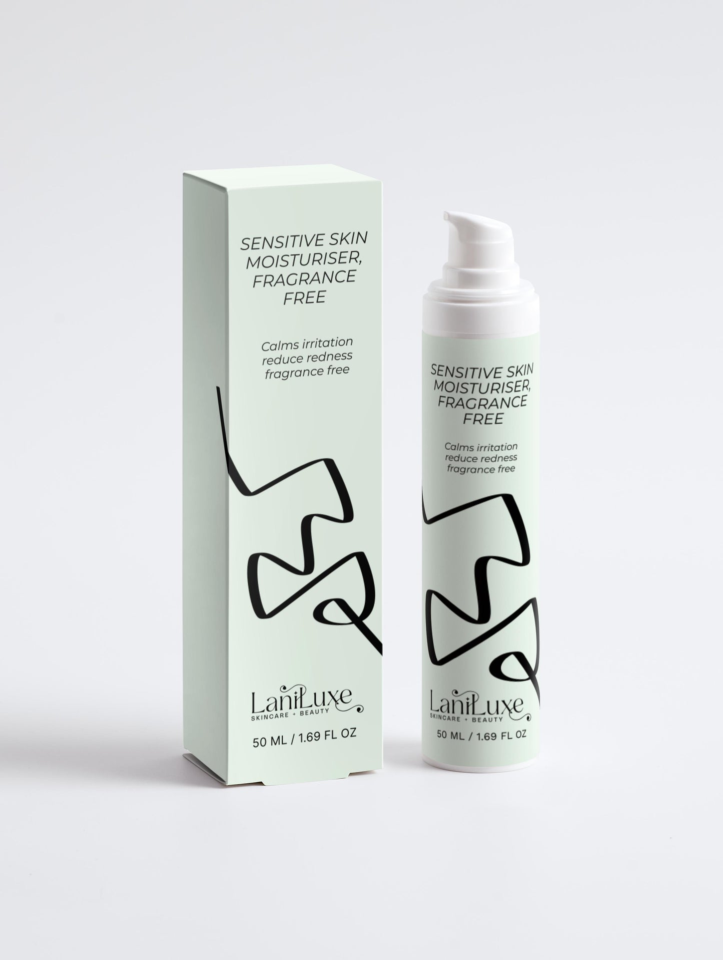 Sensitive Skin Moisturizer – Fragrance-Free Hydrating Face Cream for Sensitive & Dry Skin | LaniLuxe Skincare