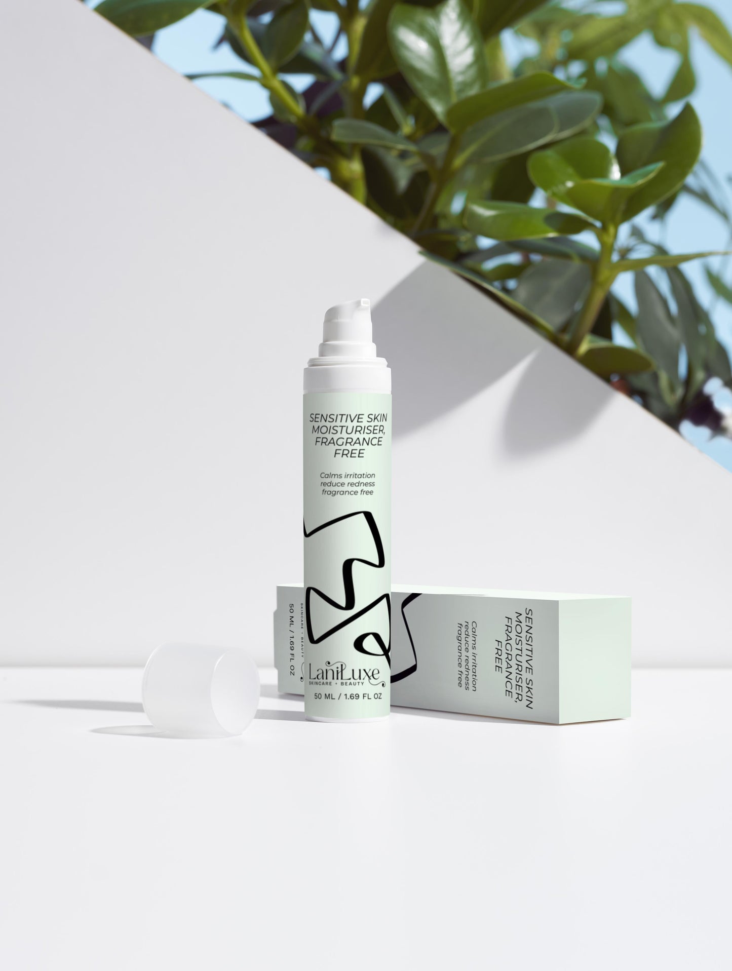 Sensitive Skin Moisturizer – Fragrance-Free Hydrating Face Cream for Sensitive & Dry Skin | LaniLuxe Skincare