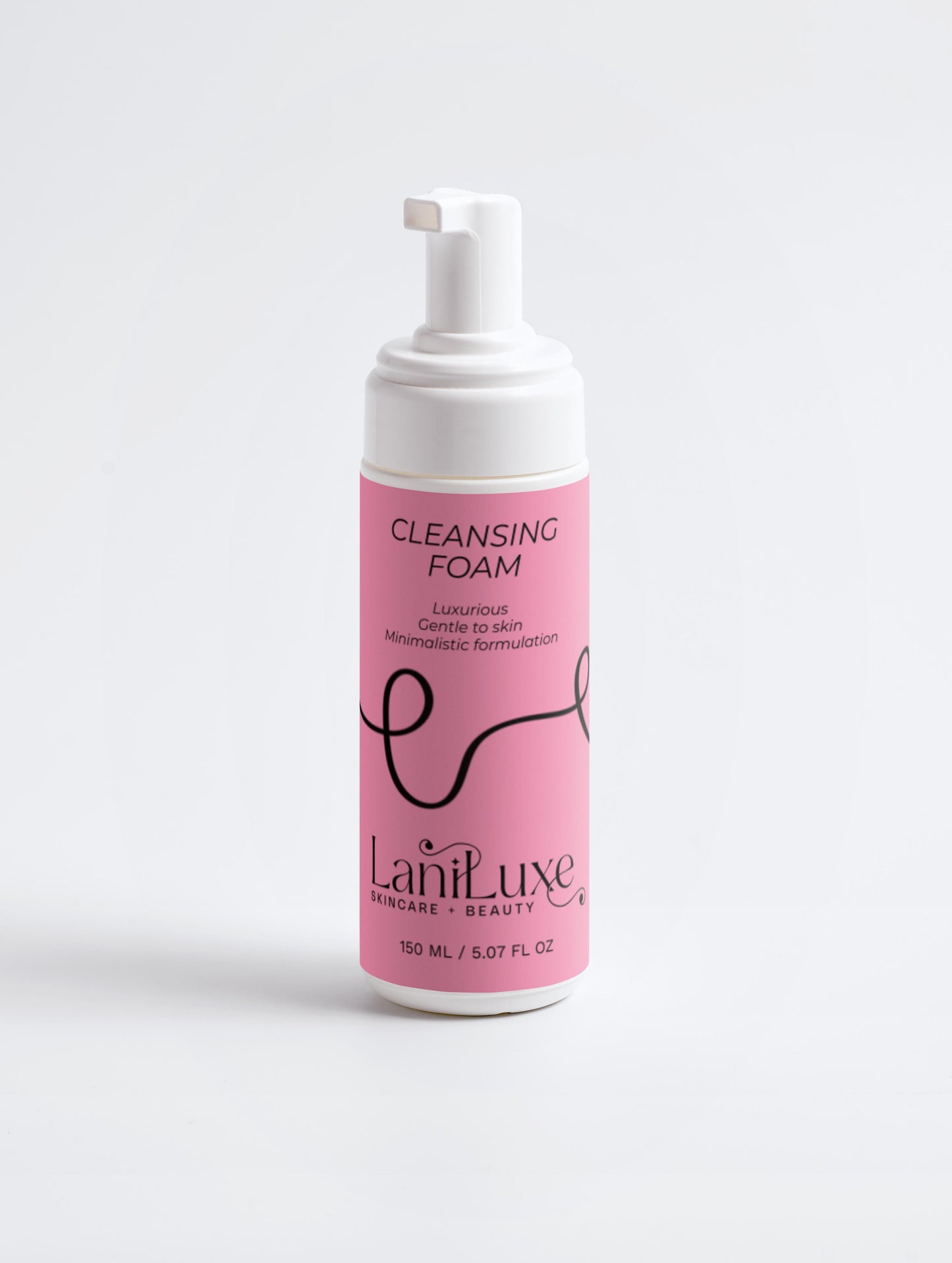 Gentle Cleansing Foam – Hydrating Facial Cleanser for All Skin Types | Removes Makeup, Oil & Impurities | LaniLuxe Skincare
