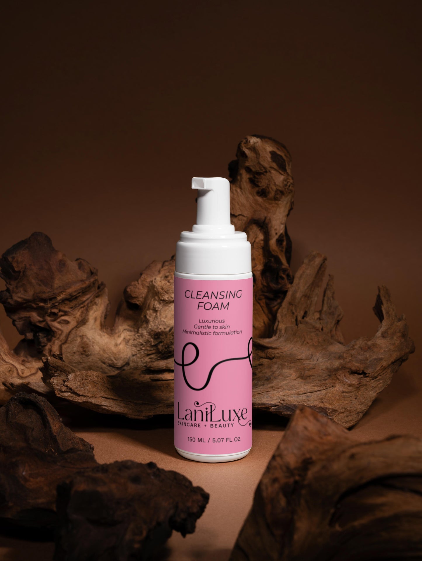 Gentle Cleansing Foam – Hydrating Facial Cleanser for All Skin Types | Removes Makeup, Oil & Impurities | LaniLuxe Skincare