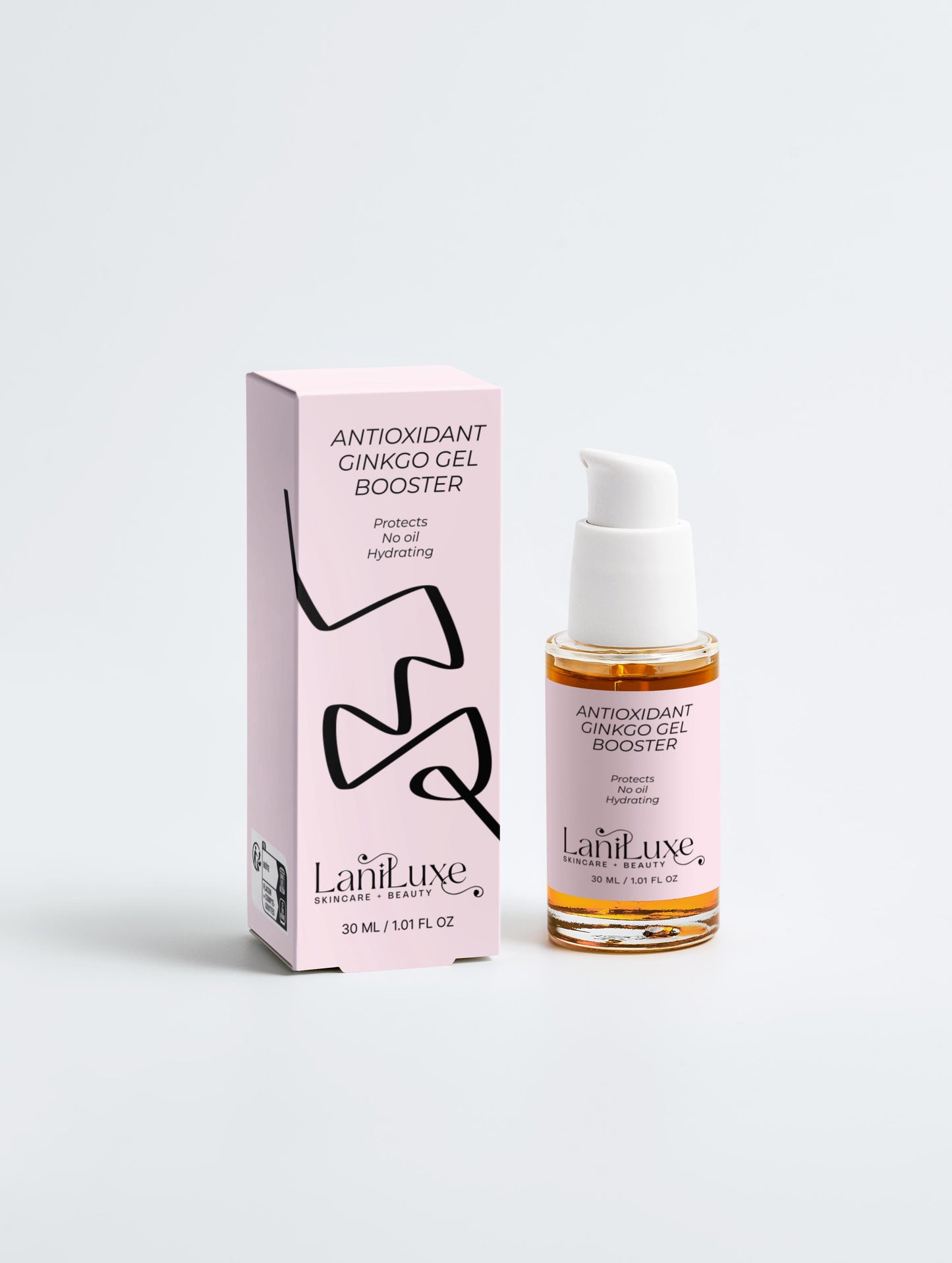 Antioxidant Ginkgo Gel Booster | Brightening Hydrating Serum for Radiant Skin | LaniLuxe Skincare