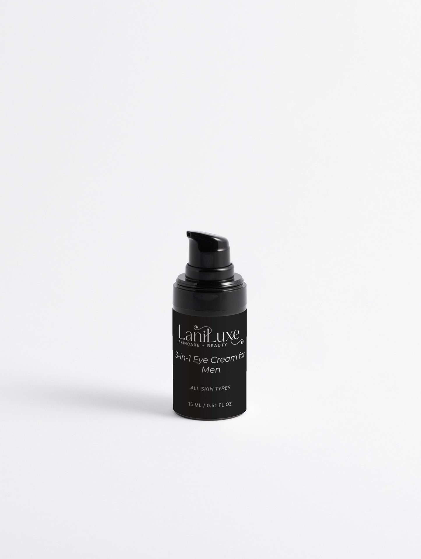 3-In-1 Men’s Eye Cream – Dark Circles, Puffiness & Wrinkle Treatment for Men | Hydrating Anti-Aging Under Eye Cream | LaniLuxe Skincare
