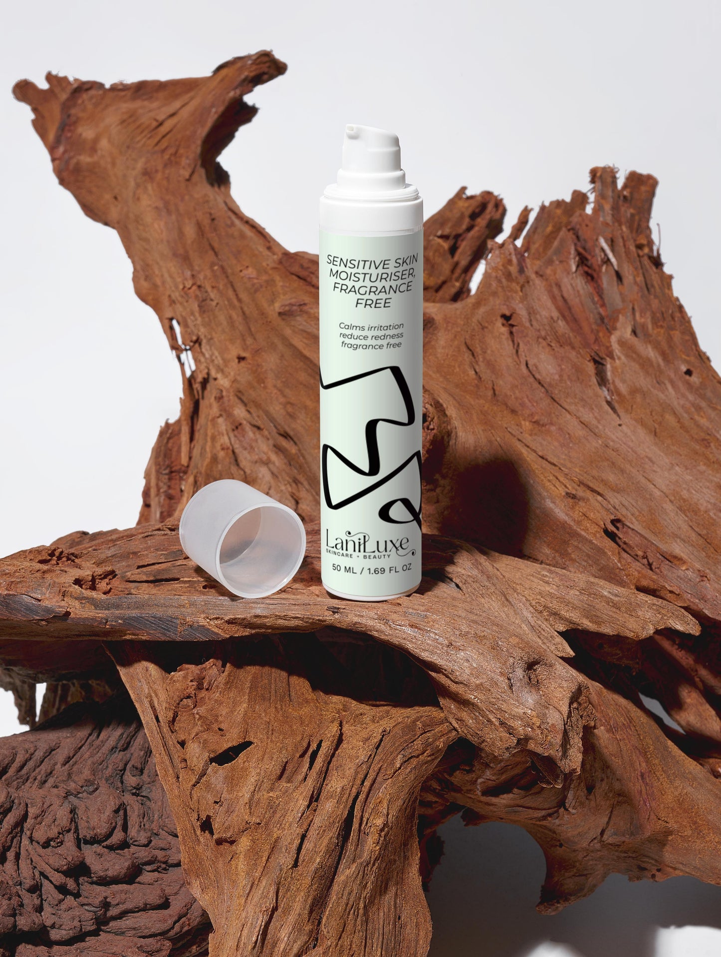 Sensitive Skin Moisturizer – Fragrance-Free Hydrating Face Cream for Sensitive & Dry Skin | LaniLuxe Skincare
